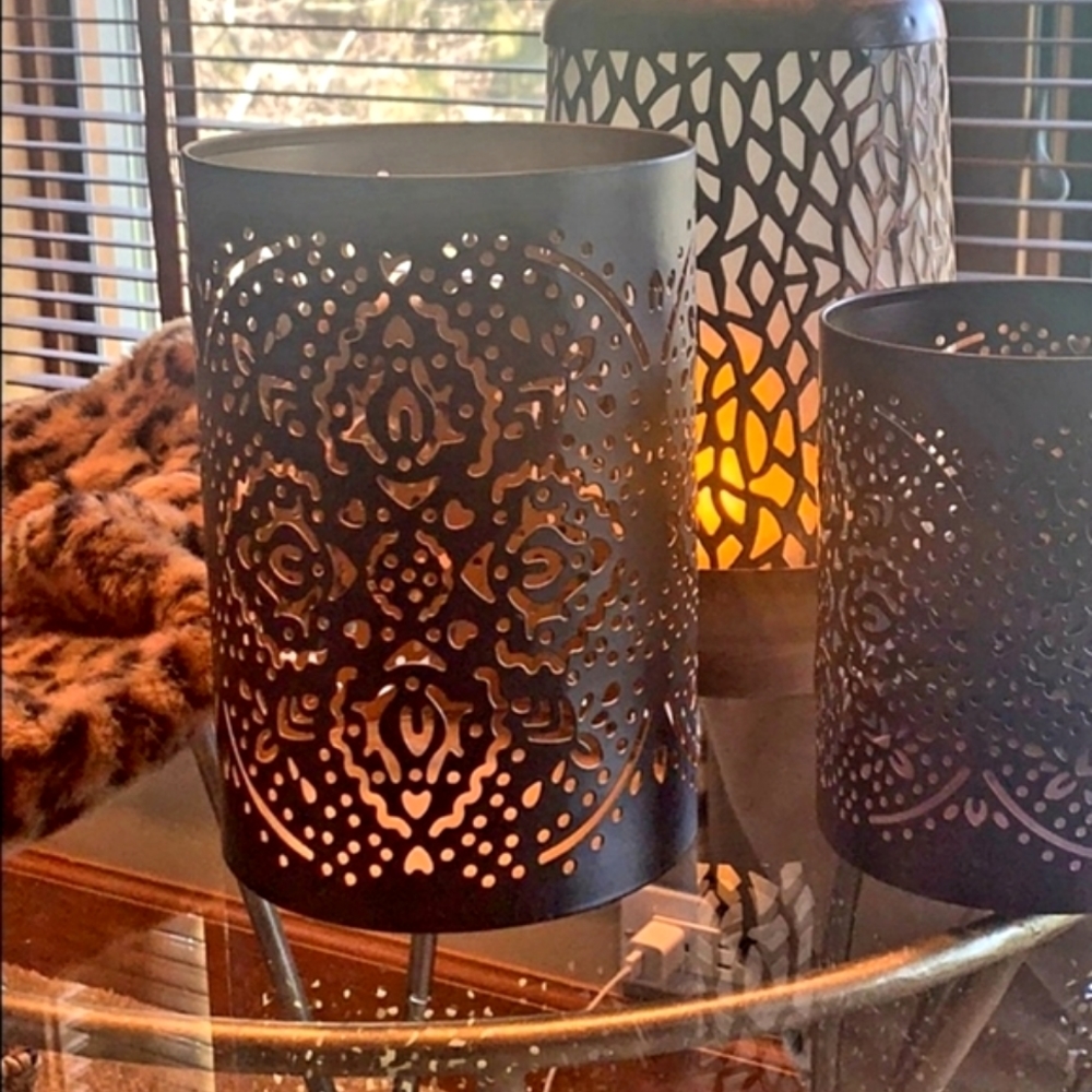 🌞Host Pick🎉Metal Luminary Candle Holder Bohemian Chic